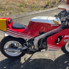 ほぼフルノーマルに近いNSR50 赤テラ　エンジン始動OK！簡単なレストア済み NSR50の画像