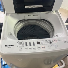 洗濯機4.5キロの画像