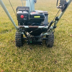 除雪機　T-MAX TM-163? 5馬力? オーガ幅50cm 動作確認済み 現状品 北海道 十勝 大樹 広尾 引取 の画像