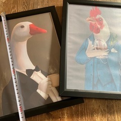 シュールな絵のポスター９点セット・紙製ではありませんの画像