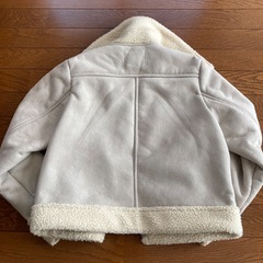 中古 earth music&ecologyムートンコート　Sサイズの画像