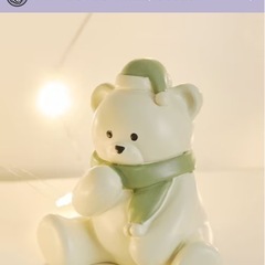 スリーコインズ　　くまサンタ　　オブジェ　セットの画像