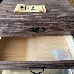 新品 桐の収納 小収納 の画像