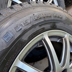 ロクサーニスポーツ 16インチアルミホイール  グッドイヤー アイスナビ6 215/65R16 4本セットの画像