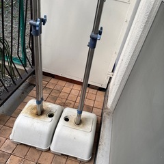 洗濯物干し 布団干し 物干し ブロー台セット 幅80cm の画像