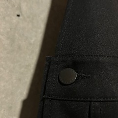 GU オーバーオール 黒の画像