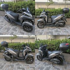 【普通免許仕様もOK】トリシティ125ABS付 SEC1Jブルーコア 3.6万km台 訳あって格安出品★TRIX★の画像