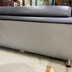 東京インテリア｜馬場家具｜本革｜合皮｜オットマン付｜2人掛ソファの画像