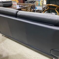 東京インテリア｜馬場家具｜本革｜合皮｜オットマン付｜2人掛ソファの画像