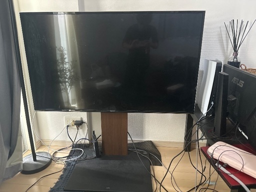 【大幅値下】テレビ VIERA TH-55EX750 [55インチ]＆テレビ台、リモコン付き 11/26〜11/27に引取りに来て下さる方