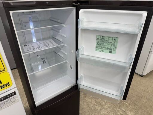 J3265 【リユースのサカイ柏店】　Panasonic　パナソニック　２ドア冷蔵庫　NR-B17CW-T　左開きタイプ　2020年製