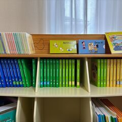 ディズニーの英語システム ワールドファミリー 棚付き 　セットの画像