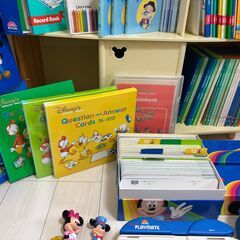 ディズニーの英語システム ワールドファミリー 棚付き 　セットの画像