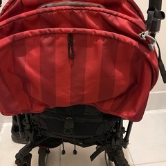 ピジョン　ベビーカー　ランフィ　フットマフ　ラスカルボードミニ+レインカバーつきの画像