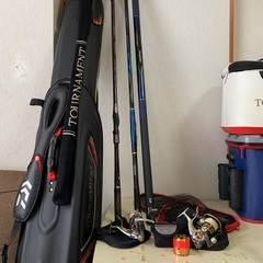 釣り道具まとめ売りの画像