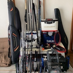 釣り道具まとめ売りの画像