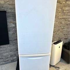 Panasonic 168L 冷凍冷蔵庫 NR-B17BW-W 2018年製　大きめ2ドア冷蔵庫の画像