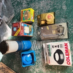 バーベキュー、キャンプ用品の画像