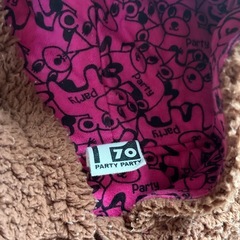 くま　ロンパース　アウター　70cmの画像