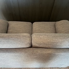 ニトリ2人掛けソファ 布張りタイプ (NポケットA13）の画像