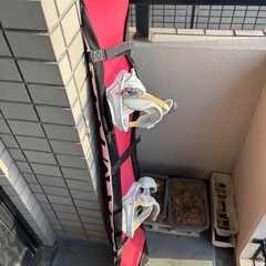 バートン スノーボードセット（古め）ビンディング付き　初心者・ワンシーズン用にの画像