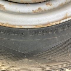 スタッドレス15インチ　スチールホイール付の画像