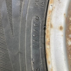 スタッドレス15インチ　スチールホイール付の画像