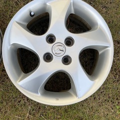 中古15インチマツダ純正アルミホイール4本セットの画像