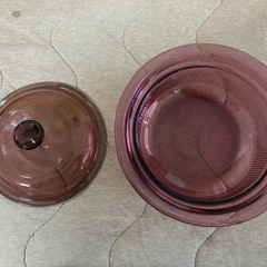 ★セット10000・一つ5000★VISION ヴィジョン グランベリー ガラス鍋 セット ※単品からの購入も可能です。の画像