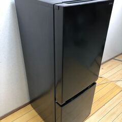 2024年製 極上超美品 中古 YAMADA ヤマダ 【YRZ-F15LK】156L 「REFAGE」汚れがふき取りやすいガラス棚!フロント庫内LED灯！冷蔵庫   ブラック ドア右開き 霜取り不要 ヤマダオリジナル 【糸島市内 送料無料】88270-1-015の画像