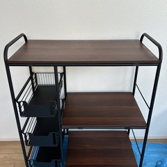 キッチンワゴン 収納ラックの画像
