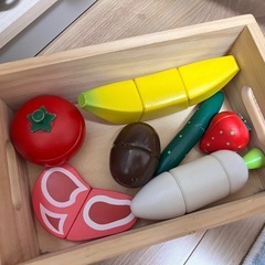 木のおもちゃ　おままごと　キッチンの画像
