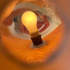 クリスマス サンタ オブジェ イルミネーション ライトアップの画像