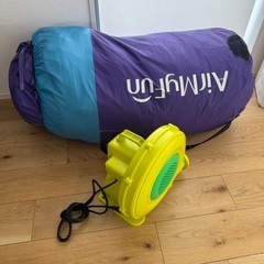 エアー遊具　滑り台の画像