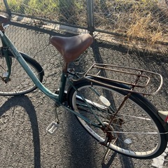 自転車　ママチャリの画像