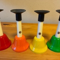 楽器セット　ハンドベル、カスタネット、ミニマラカスの画像