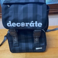 decorarte チェック柄リュック 中古品の画像