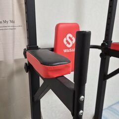 【中古】WASAI 懸垂マシン ぶら下がり健康器 最大220cmの画像
