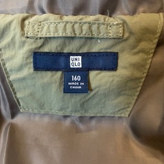 UNIQLOキッズ　ダウン　160の画像