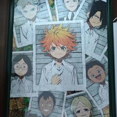 パズル　フレーム　完成品　コナン　約束のネバーランドの画像