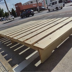 配達可【ダブルベッドフレーム】※フレームのみ【管理番号1123】野の画像