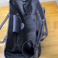 チェック柄 ホースヘア×オーストリッチ本革 バッグ の画像