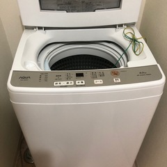 アクア　洗濯機　6kgの画像
