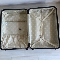 スーツケースLサイズ 中古 ネイビー 鍵付きの画像