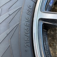 ホイル付きスタッドレスタイヤ　215 65 16 4本の画像
