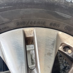 ホンダ純正アルミ+ノーマルタイヤ　215/60/r16　の画像