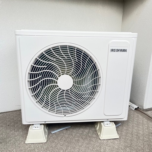 【送料・設置料込み】【高年式❗️6畳用】IRISOYAMAエアコン 2025年製 2.2kw  033