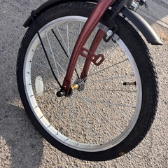 折りたたみ自転車の画像