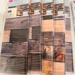 ダイソー まとめてまとめてリメイクシート タイルステッカー スターシールなどの画像