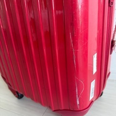 スーツケース Lサイズ 中古 赤の画像